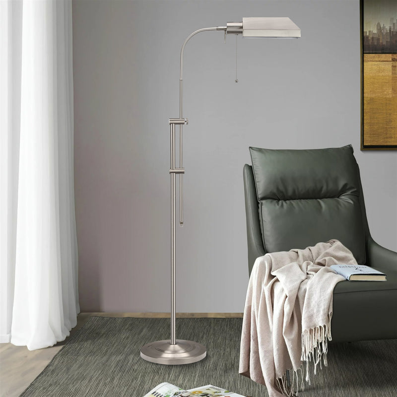 Prescott 58" Modern 6W LED Bulb (60W eq.) Adjustable Standing Pharmacy Floor Lamp