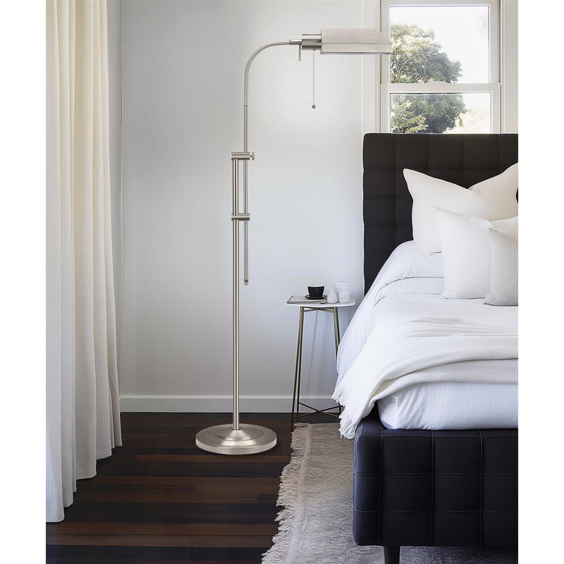 Prescott 58" Modern 6W LED Bulb (60W eq.) Adjustable Standing Pharmacy Floor Lamp