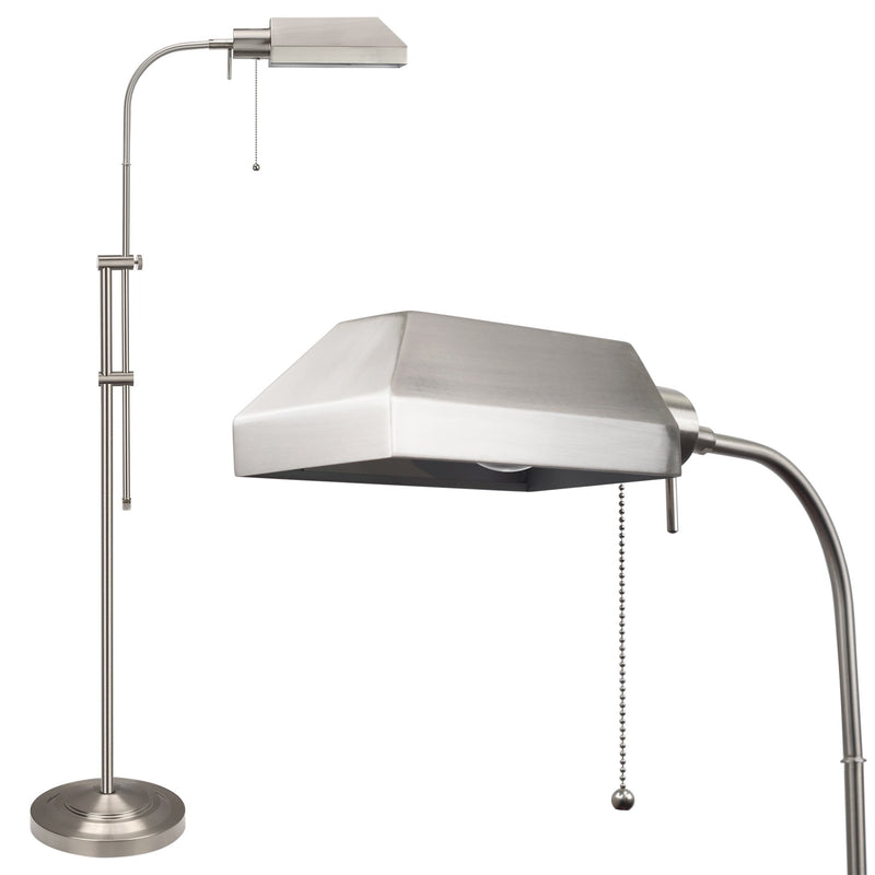 Prescott 58" Modern 6W LED Bulb (60W eq.) Adjustable Standing Pharmacy Floor Lamp