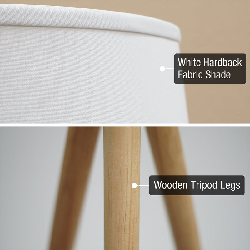 Grace 61" Mid Century Modern Tripod 9W LED Floor Lamp