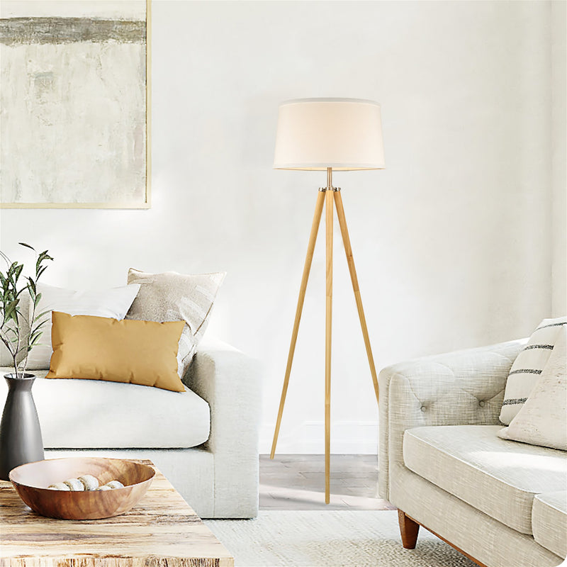 Grace 61" Mid Century Modern Tripod 9W LED Floor Lamp