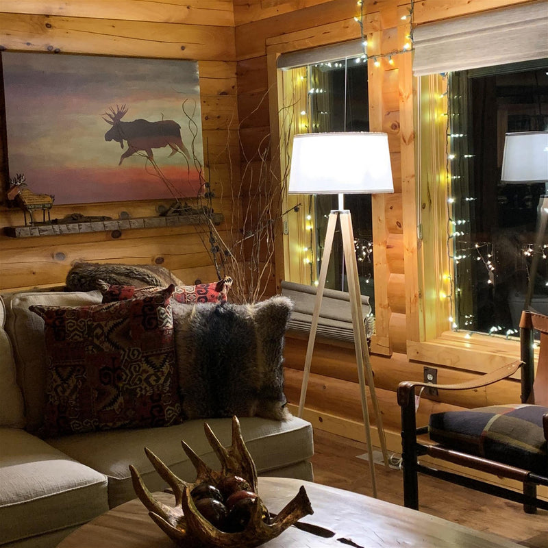 Grace 61" Mid Century Modern Tripod 9W LED Floor Lamp