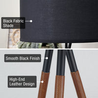 Sadie 61" Mid Century Modern Tripod 9W LED Floor Lamp