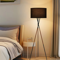 Sadie 61" Mid Century Modern Tripod 9W LED Floor Lamp