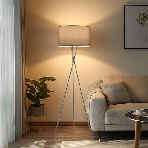 Sadie 60" Mid Century Modern Tripod 9W LED Floor Lamp