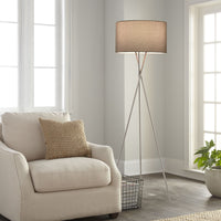 Sadie 60" Mid Century Modern Tripod 9W LED Floor Lamp