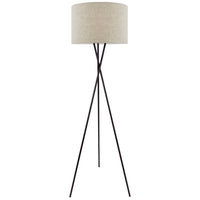 Sadie 60" Modern Tripod 9W LED Floor Lamp