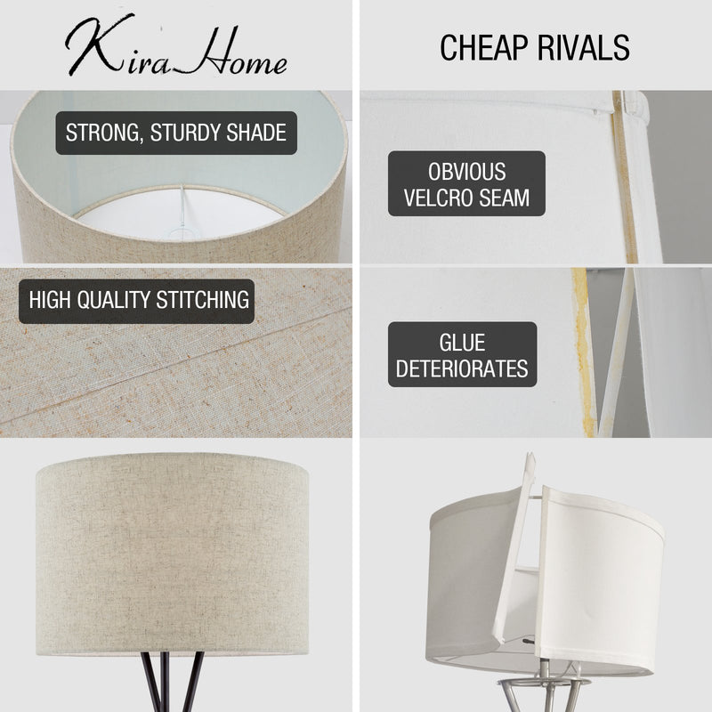 Sadie 60" Modern Tripod 9W LED Floor Lamp