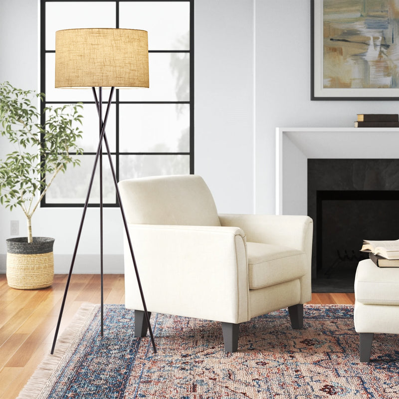 Sadie 60" Modern Tripod 9W LED Floor Lamp