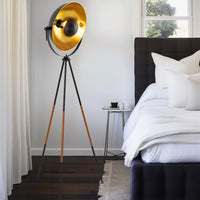 Sulis 58" Modern Industrial Tripod 9W LED Floor Lamp