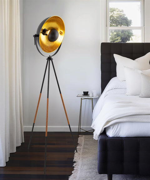 Sulis 58" Modern Industrial Tripod 9W LED Floor Lamp