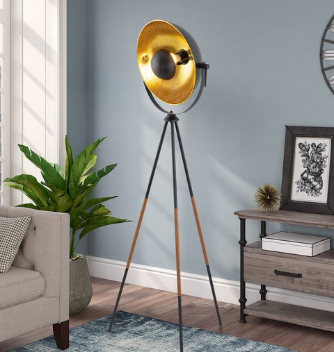 Sulis 58" Modern Industrial Tripod 9W LED Floor Lamp
