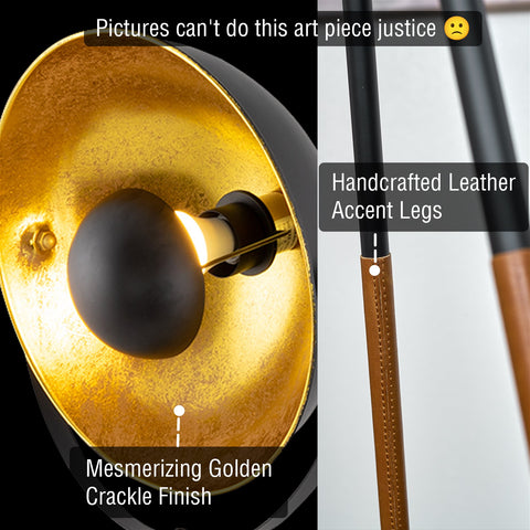 Sulis 58" Modern Industrial Tripod 9W LED Floor Lamp