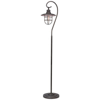 Lantern 58" Industrial Nautical 6W Floor Lamp