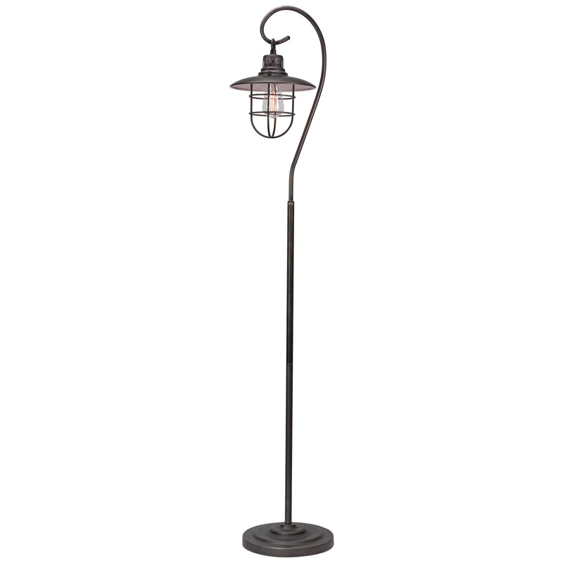 Lantern 58" Industrial Nautical 6W Floor Lamp
