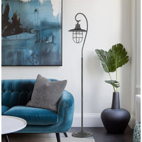 Lantern 58" Industrial Nautical 6W Floor Lamp
