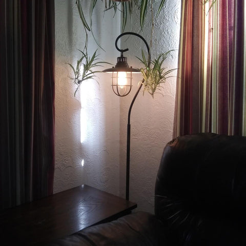 Lantern 58" Industrial Nautical 6W Floor Lamp