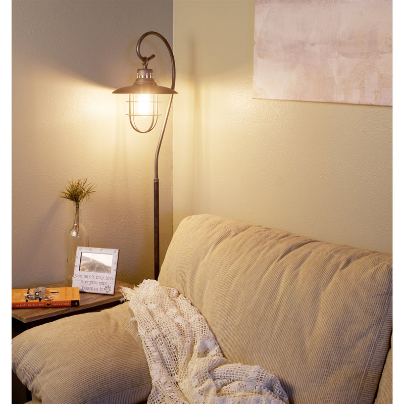 Lantern 58" Industrial Nautical 6W Floor Lamp