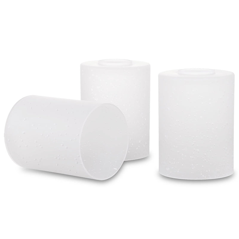 Phoebe 5" Frosted Seeded Glass Shades / Replacement Glass, 3-Pack