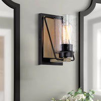 Brentwood 6" Clear Seeded Glass Shade Replacement, 3-Pack