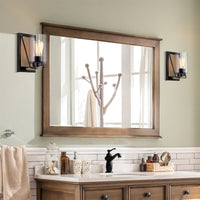 Brentwood 6" Clear Seeded Glass Shade Replacement, 3-Pack