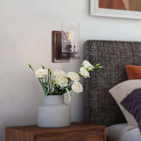 Armada II 7" Clear Hammered Glass Shades / Replacement Glass, 3-Pack