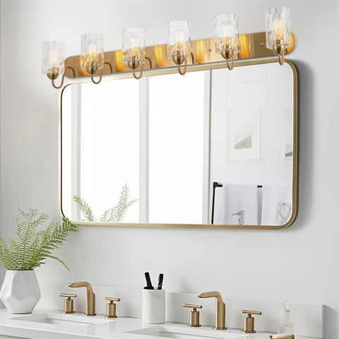 Armada II 7" Clear Hammered Glass Shades / Replacement Glass, 3-Pack