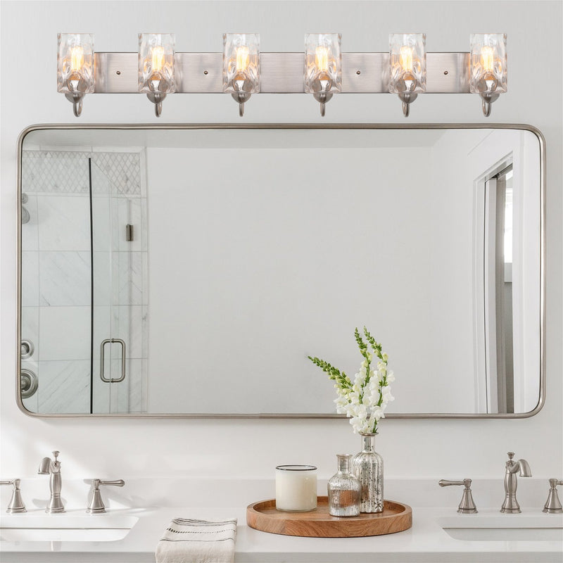 Armada II 7" Clear Hammered Glass Shades / Replacement Glass, 3-Pack