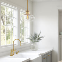 Harlow 9" Clear Glass Shade / Replacement Glass