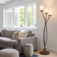 7" Cylinder Glass Shades, Opal Replacement Glass, 3-Pack
