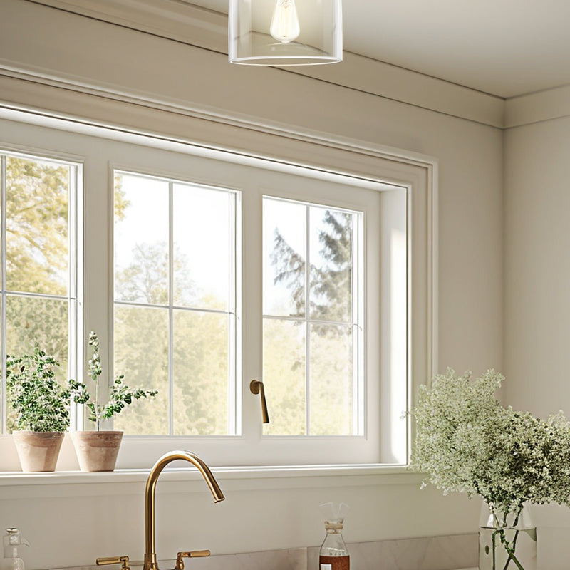 Luxe 9" Clear Glass Shade / Replacement Glass