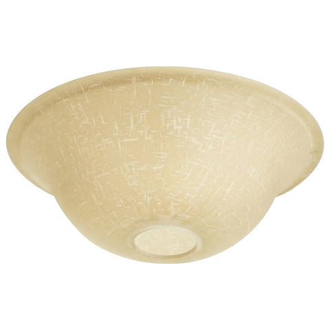 Kira Home 13" Ceiling Fan Globe Replacement, Taupe Linen Glass Bowl Upgrade, Glass Shade Compatible with Hunter - Hampton Bay - Harbor Breeze Fans & More, 12.75" (D) x 4.25" (H)