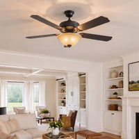 Kira Home 13" Ceiling Fan Globe Replacement, Taupe Linen Glass Bowl Upgrade, Glass Shade Compatible with Hunter - Hampton Bay - Harbor Breeze Fans & More, 12.75" (D) x 4.25" (H)