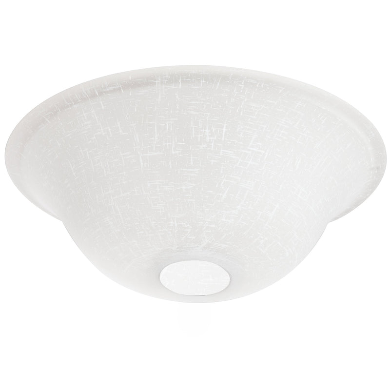 13" Hunter / Hampton Bay / Harbor Breeze Fan White Linen Glass Replacement / Upgrade