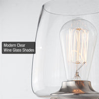 Stella 6" Clear Glass Shades / Replacement Glass, 3-Pack