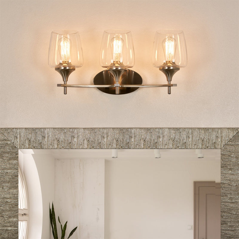 Stella 6" Clear Glass Shades / Replacement Glass, 3-Pack