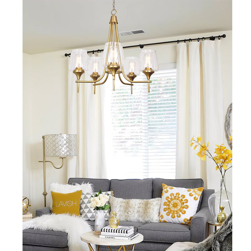 Stella 6" Clear Glass Shades / Replacement Glass, 3-Pack