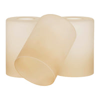 Villa 6" Amber Glass Shades / Replacement Glass, 3-Pack