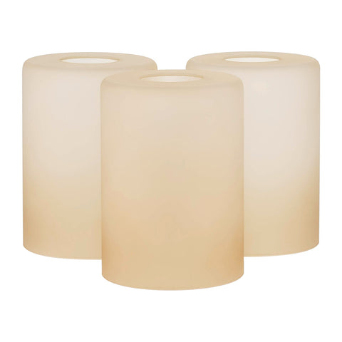 Villa 6" Amber Glass Shades / Replacement Glass, 3-Pack