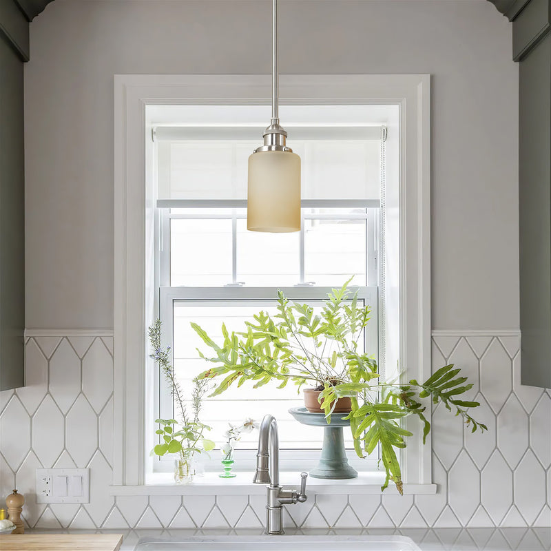 Villa 6" Amber Glass Shades / Replacement Glass, 3-Pack