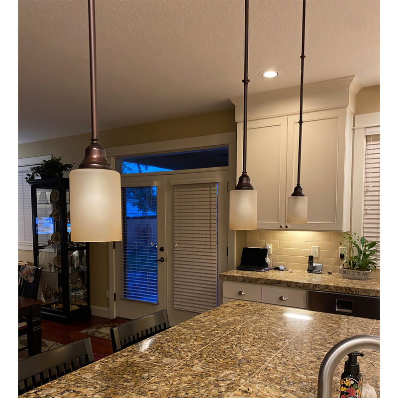 Villa 6" Amber Glass Shades / Replacement Glass, 3-Pack