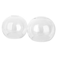 Odette 6" Clear Globe Glass Shades / Replacement Glass, 2-Pack