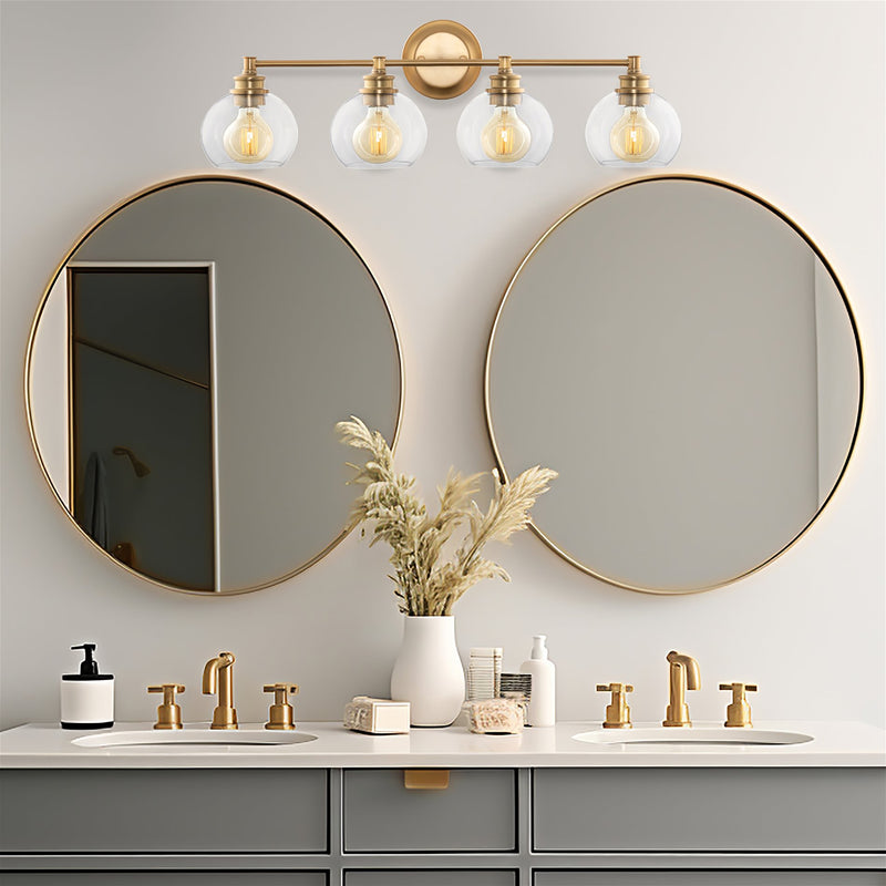 Odette 6" Clear Globe Glass Shades / Replacement Glass, 2-Pack