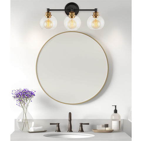 Odette 6" Clear Globe Glass Shades / Replacement Glass, 2-Pack