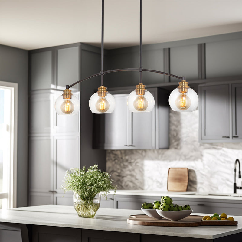 Odette 6" Clear Globe Glass Shades / Replacement Glass, 2-Pack