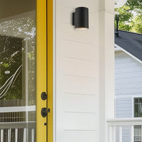 Enzo 8" Modern Outdoor Weatherproof Wall Sconce, 2-Pack