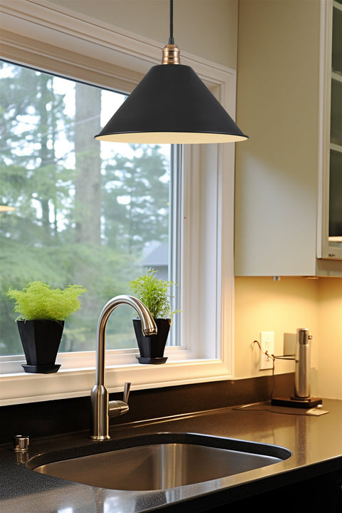 14" Industrial Metal Cone Replacement Shades, 3-Pack