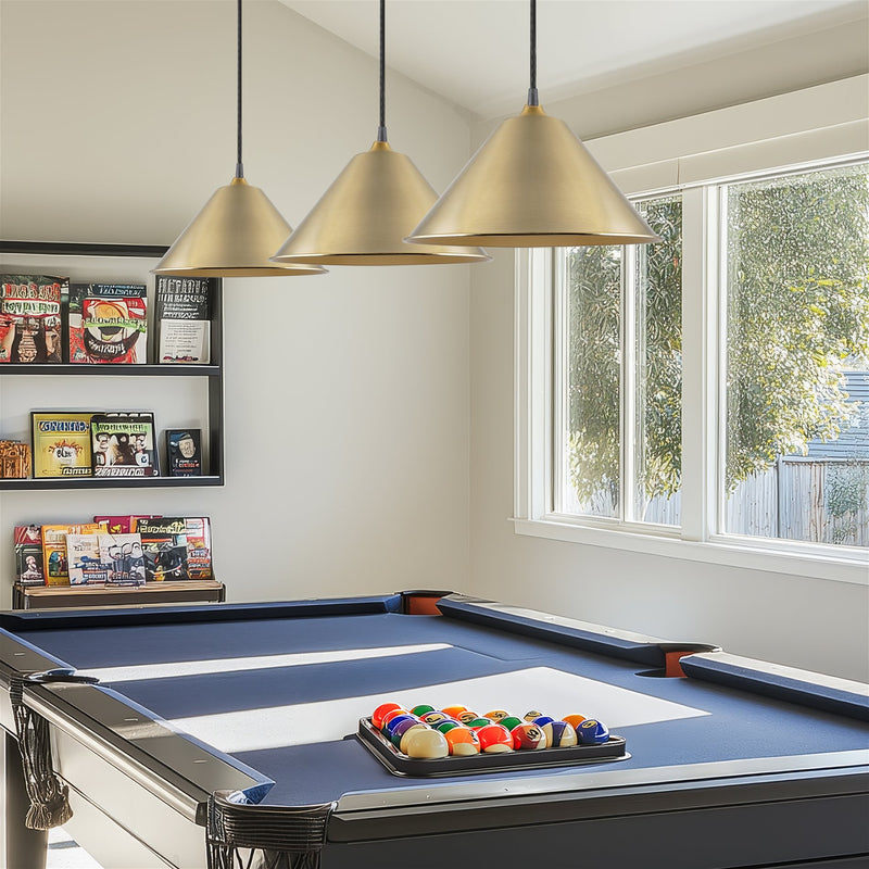 14" Industrial Metal Cone Replacement Shades, 3-Pack