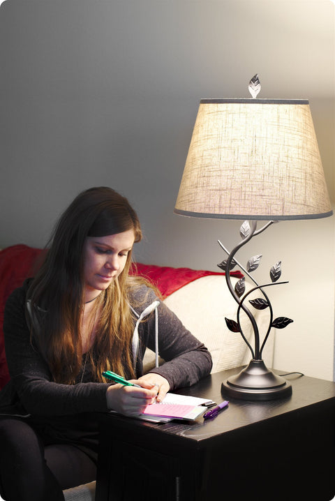 Ambrose 31" Traditional 7W Rustic Table Lamp