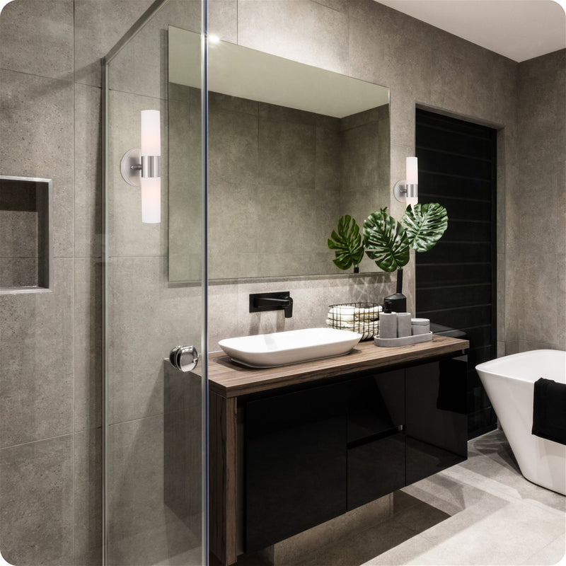 Duo 14" Modern Bathroom / Vanity Wall Sconce